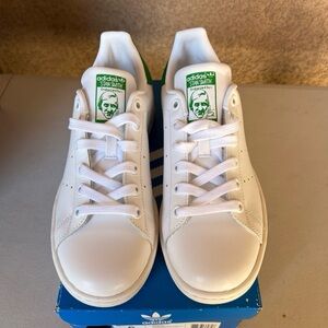 NIB Adidas Originals Stan Smith W White Green OG Sneakers Womens Size 6/ Size5.5